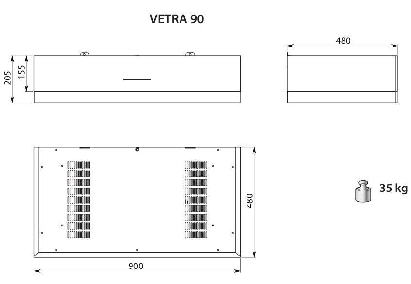 Схема Falmec VETRA 90