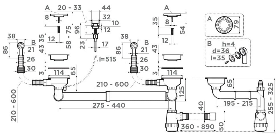 OMOIKIRI арматура WK-2-R-A-IN sh