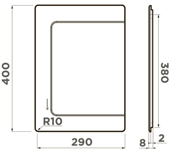 OMOIKIRI разделочная доска CB-BASIC-380 shema