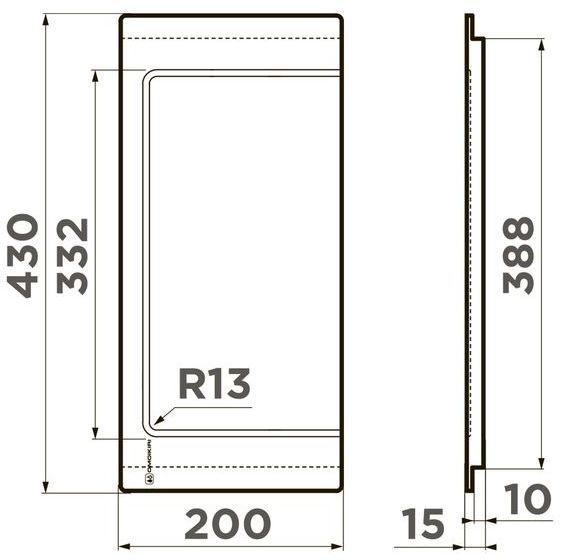 OMOIKIRI разделочная доска CB-05-WOOD-M sh