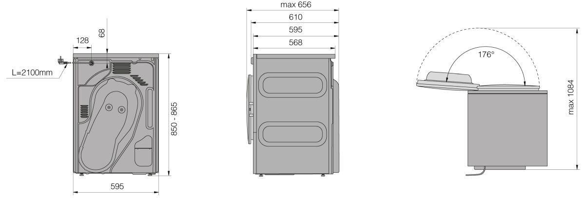 ASKO  сушильная машина TDC1771H.T shema