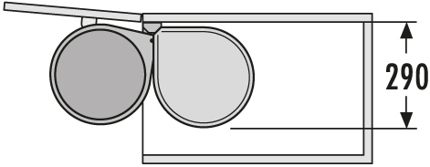 Схема Мусорное ведро Mono 15л (2)