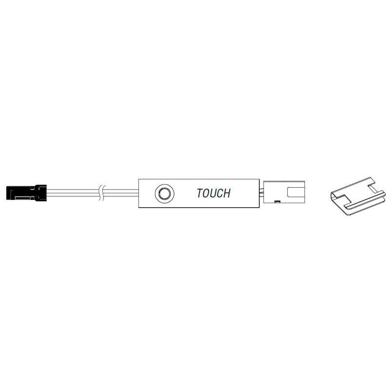 Схема Сенсорный выключатель "точка" на касание для ленты MECCANO, кабель длиной 3 м