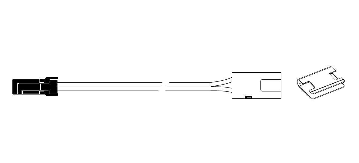 Кабель длиной 3 м с коннектором для светодиодной ленты MECCANO L&S Italy sh