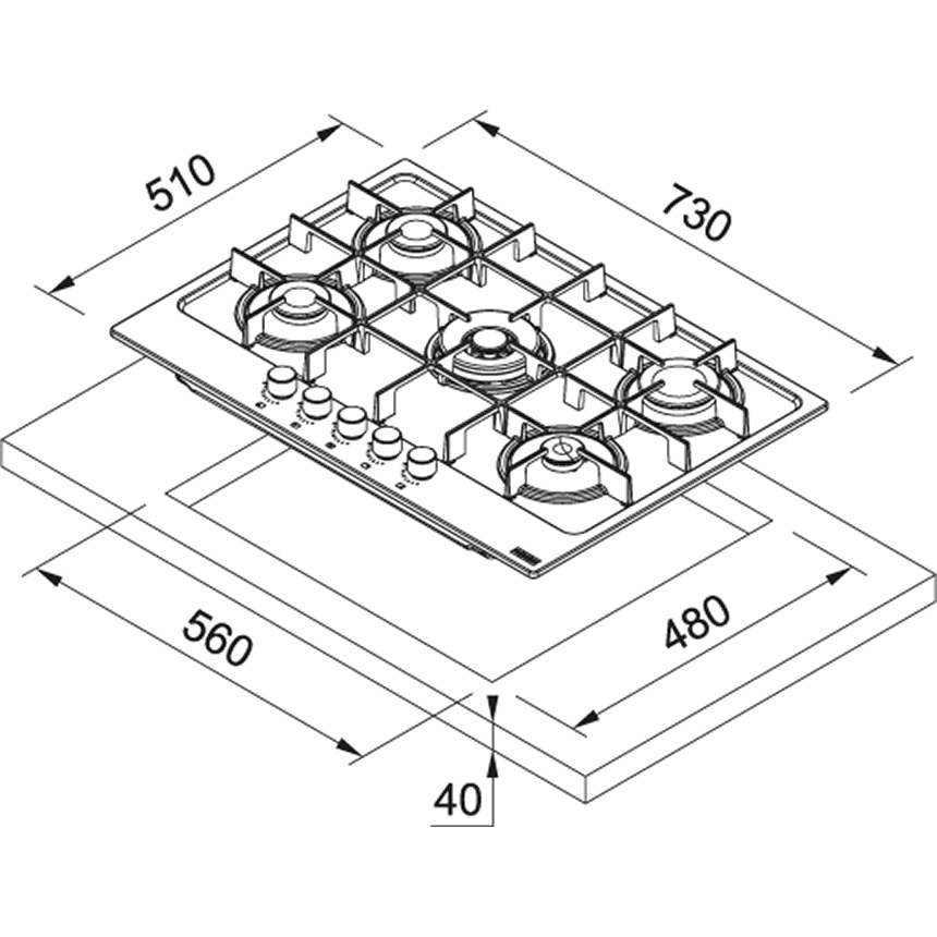 FRANKE FHMA 755 4G DC OA C shema