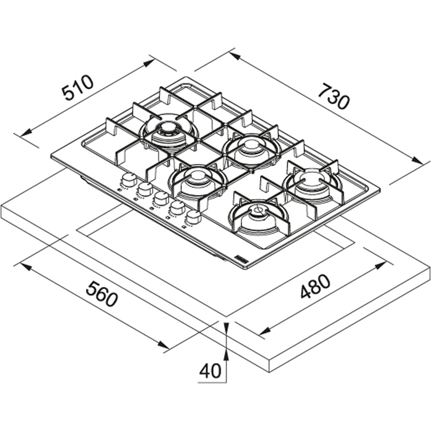 FRANKE FHMA 755 4G DCL OA C shema