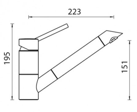 SCHOCK смеситель SC-200 Cristadur shema