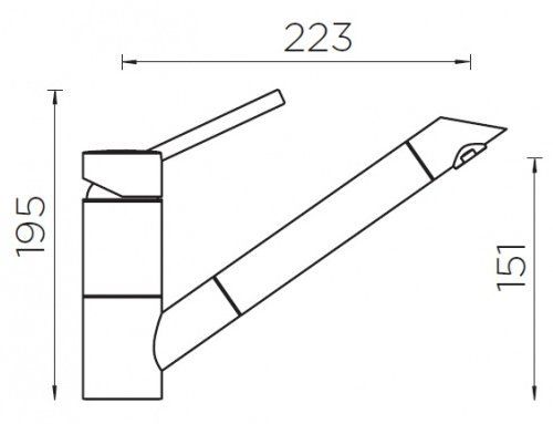 SCHOCK смеситель SC-200-D Cristadur shema