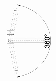 Схема BLANCO LINUS матовый черный, фото 1