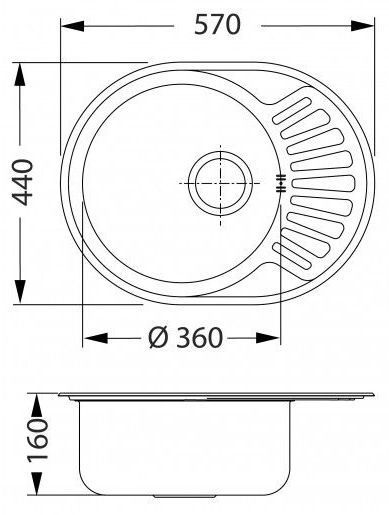 ALVEUS мойка GENESIS CIKLO 10 SAT-90 sh