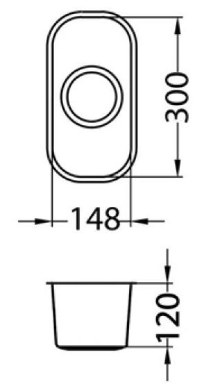 ALVEUS мойка VARIANT 110 shema