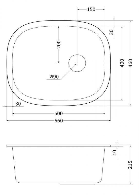 EMAR мойка QUARTZ EMQ-1560.P shema